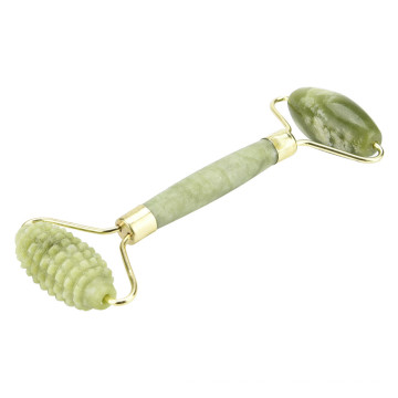 Gesunde Gesichts Schönheit Körper Kopf Hals Fuß Natures Grün Roller Gua Sha Scraping Tool für Gesichtsmassage Gesichtsbehörde Jade Roller